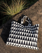 Geometric Print Tote Bag