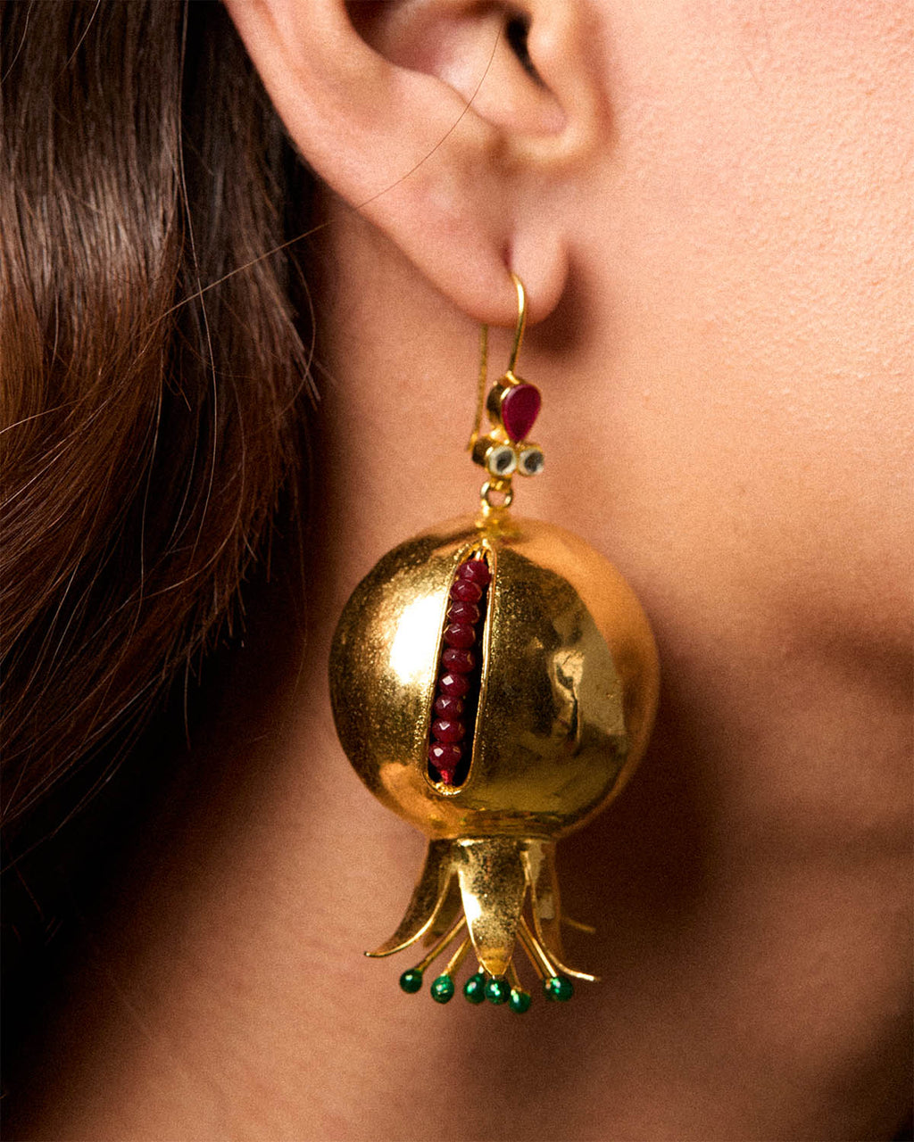 Pomegranate Earrings